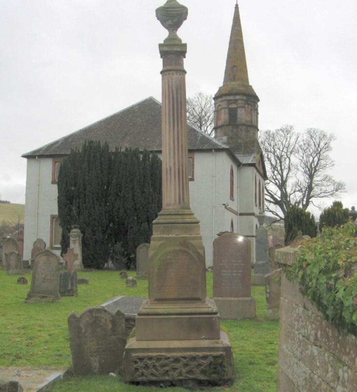Photo of headstones/William McLennan d1860 hdstn StClementsDingwall